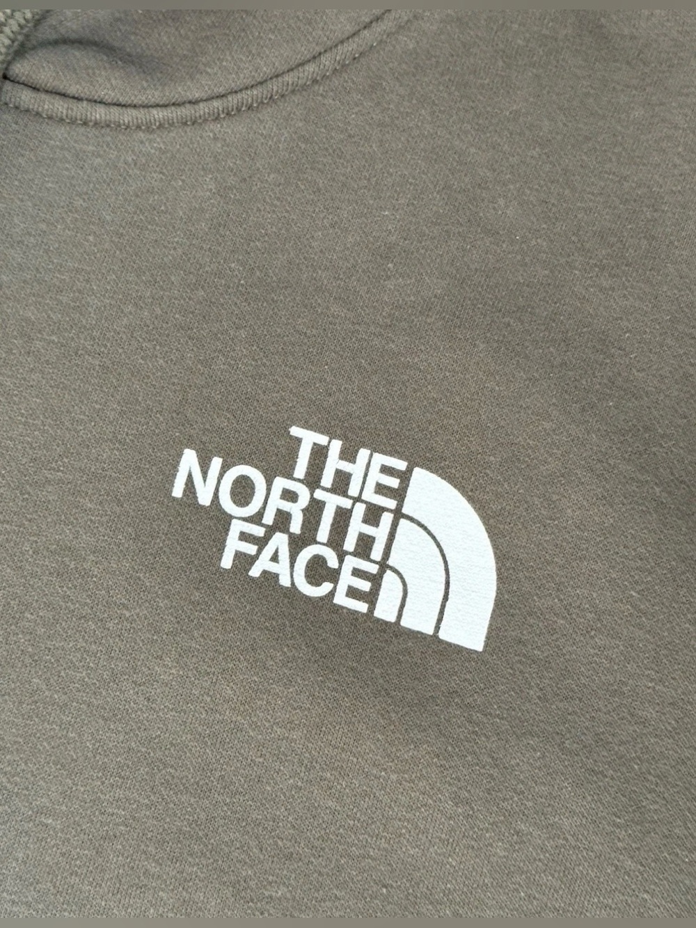 The North Face Mens Sz M Pullover Hoodie Sweatshirt Brown Half Dome Logo Fleece - Picture 4 of 11